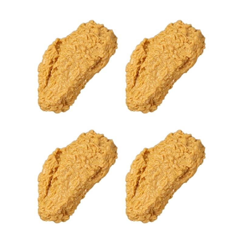 Simulation Hähnchenflügel Falsches Essen Requisiten Shop Küchen Dekorationen Frittiertes Hähnchenschenkel Modell Haus Dekorationen Foto Requisiten