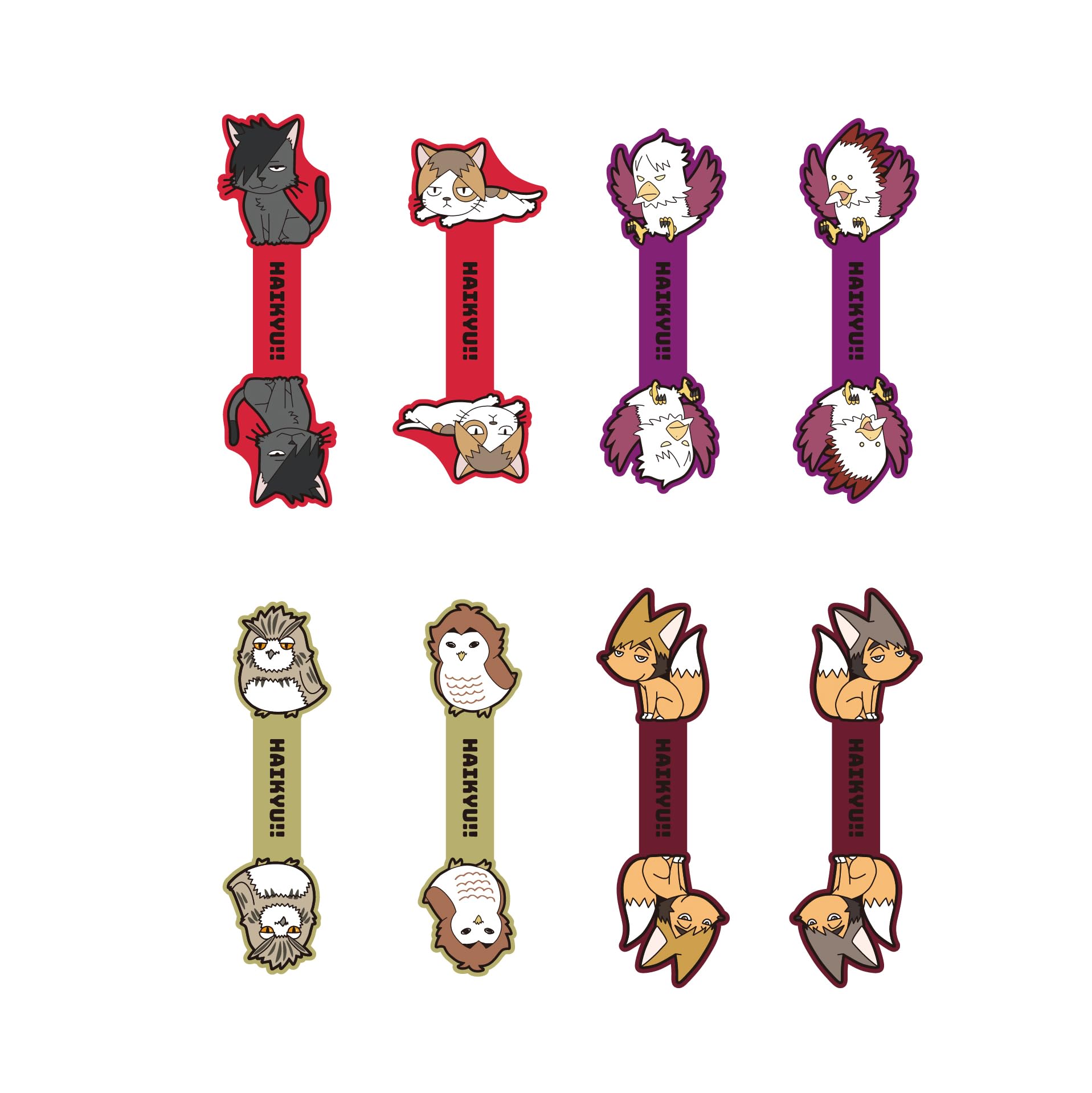 Anime  Haikyuu!!  Rubber Cord Clips Vol. 2 (8 pieces per box)