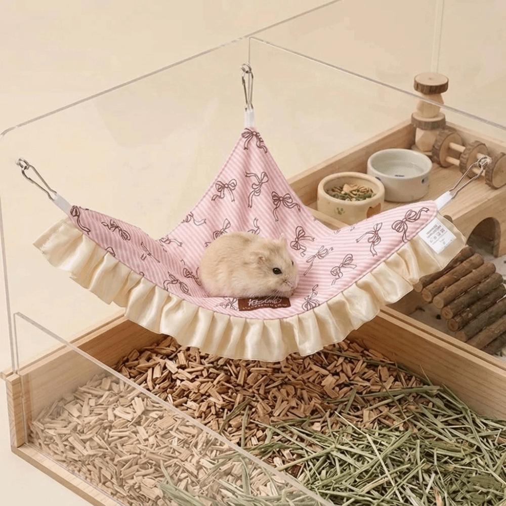 Metal Small Pet Hammock Breathable Guinea Pig Hanging PET Hammock  For Squirrel
