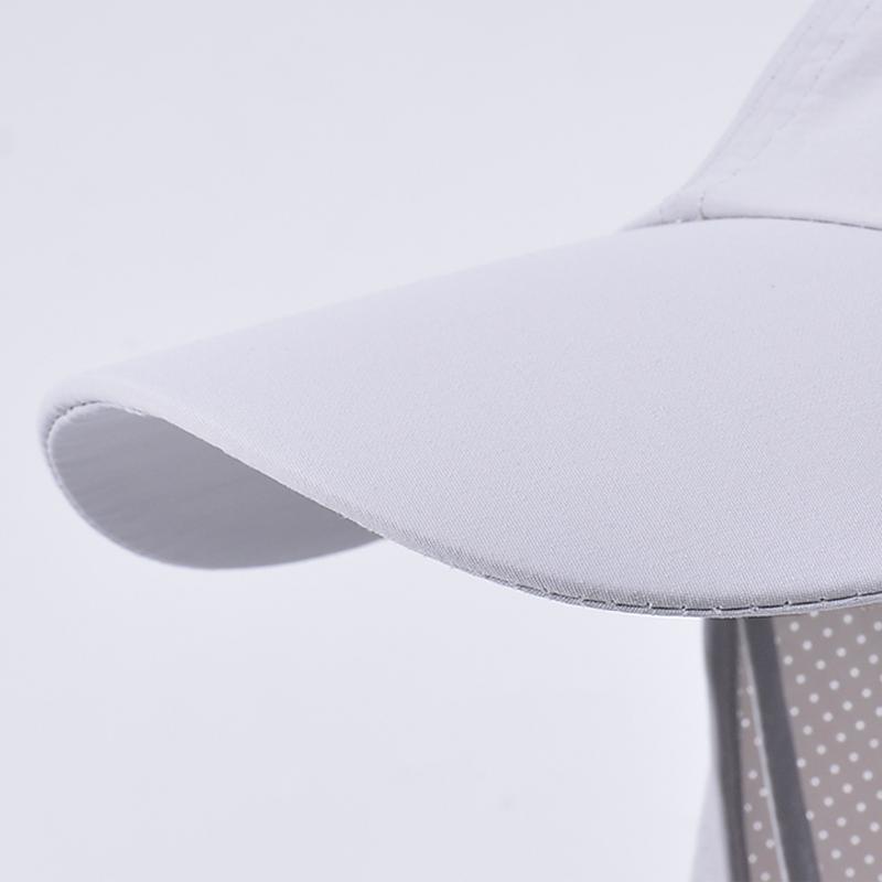 Xinbaoguan 100% Polyester 9237 Summer Sun Protection Hat for Men and Women Quick Drying Fisherman Hat with Shawl Baseball Cap