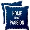 Parure de couette 2 pieces - HOME LINGE PASSION - HP72068 - Microfibre 82 g - 140 x 200 cm - Bleu ciel