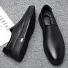 Luxury Brand Spring Men Loafers Genuine Leatherr Mocasines Top Quality Slip-On Flats Classic Driving Shoes Leisure Walk Footwear