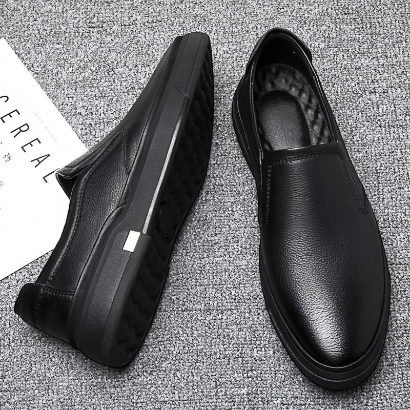 Luxury Brand Spring Men Loafers Genuine Leatherr Mocasines Top Quality Slip-On Flats Classic Driving Shoes Leisure Walk Footwear