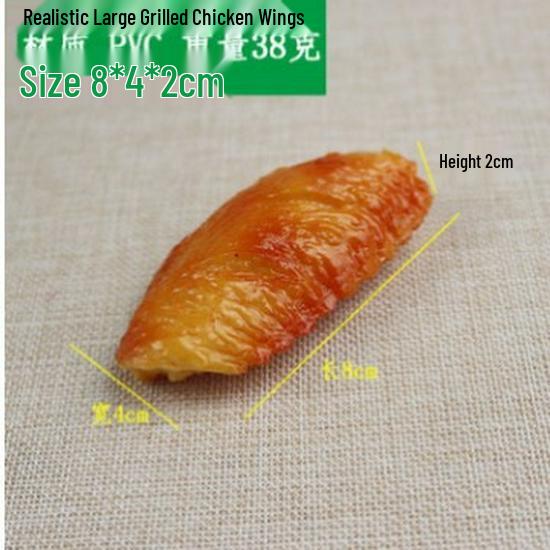 Simulated Chicken Leg & Wing Display for Restaurant Decor