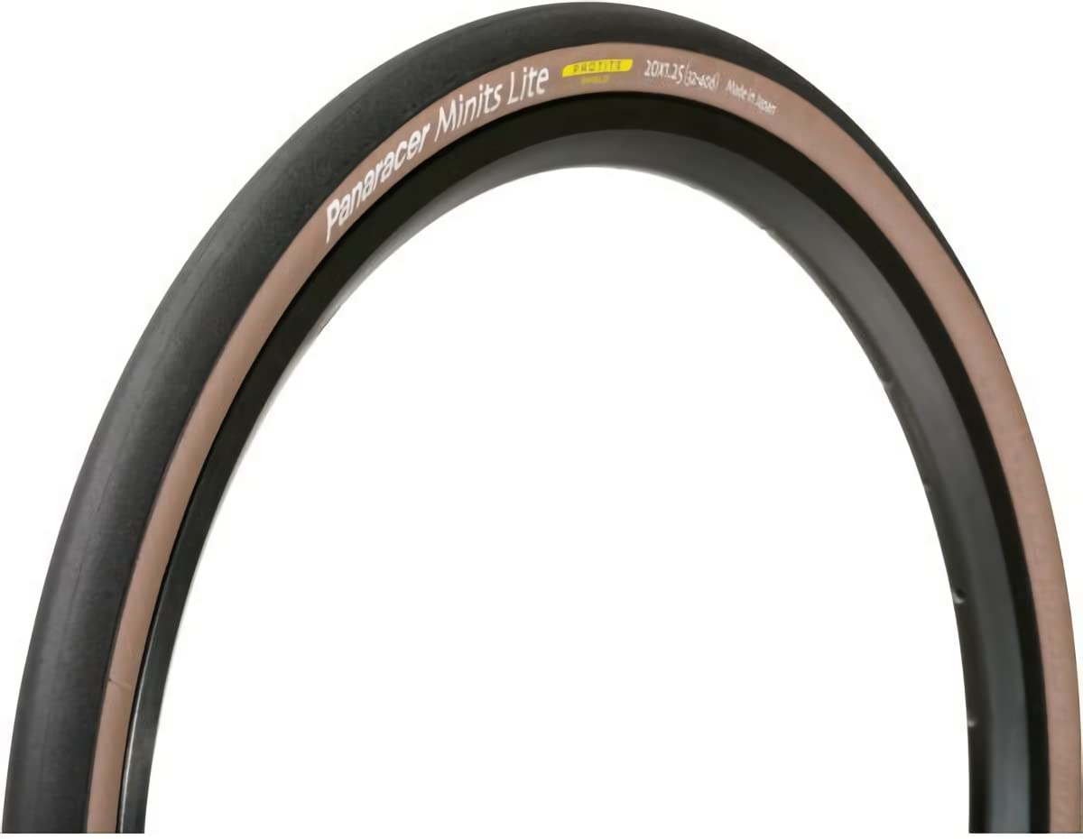 

Panaracer Clincher Tire Minute Light Side Wheel Folding Riding [20×1.25] F20125-AX-MNL4 Black/Skin (Small Bicycle/City Commuting)