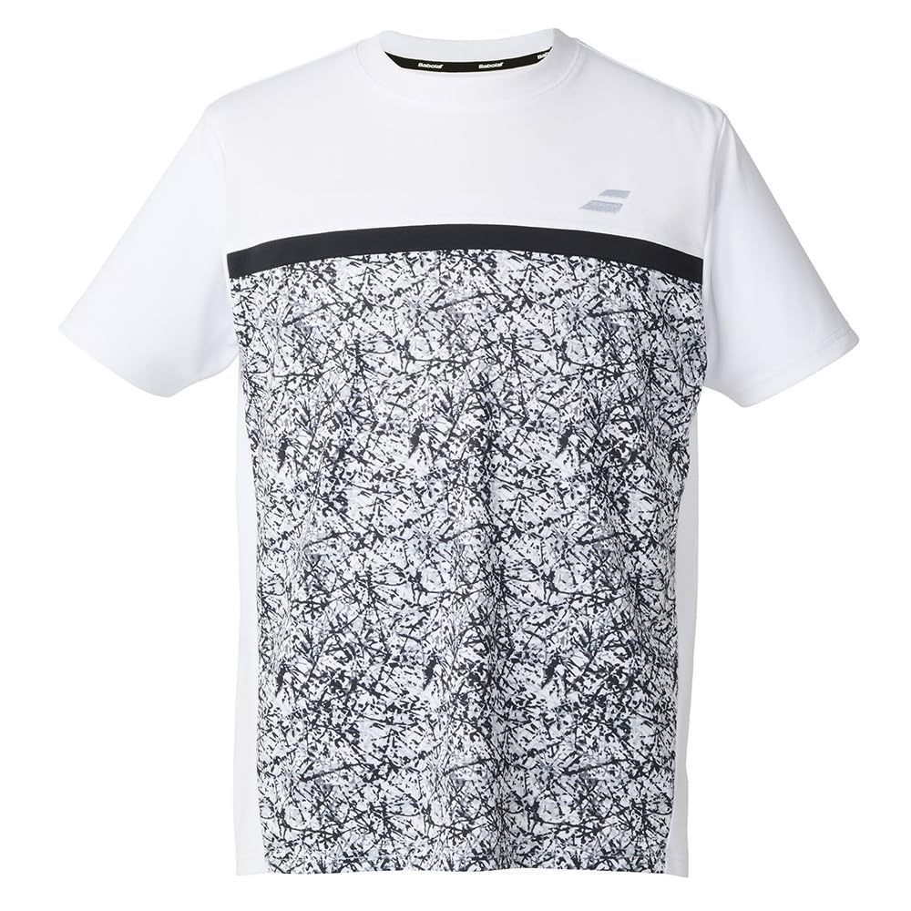 Babolat Tennis Wear Unisex CLUB SHORT SLEEVE SHIRT Game Shirt BUP5562C 2025FW 2.0