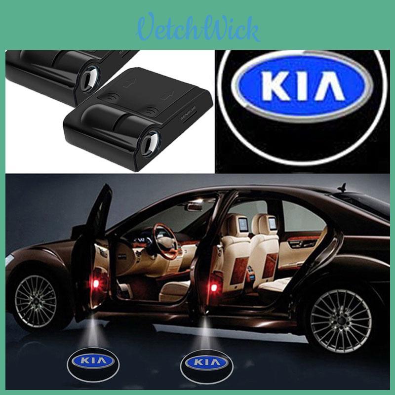 Kabellose LED-Willkommensprojektorlampe für Autotüren mit Kia-Logo für erhöhte Nachtsicherheit und Stil