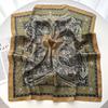 New Fashion 70X70cm Women's Scarf Silk Paisley Print Scarf Square Shawl Decorative Headband Neck Luxury Design Bandana