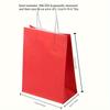 6pcs Kraft Paper Handbags, Small Gift Bags - Durable, Reusable, and Stylish Shopping Totes with Handles, Perfect for Groceries