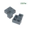MOC 10 STÜCK 2357W High-Tech Puzzle Konkaver Winkel 3 Löcher Bausteine Einzigartiges Wand Eckteil Steine Partikel Spielzeug Geschenke