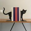 Stylish Cat Themed Bookshelf Decoration Handmade Cat Shaped Book Storage and Display Rack Exquisite Decorative Ornament