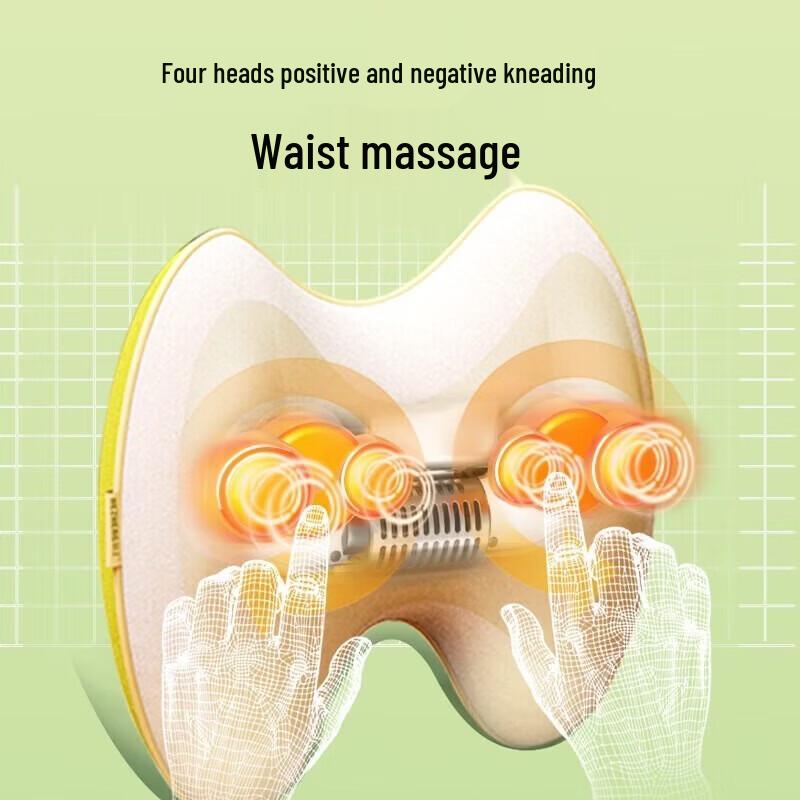 Hezheng Multi-functional Heated Kneading Massager Pillow