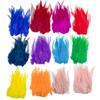 10-15cm Purple Chicken feather Natural Rooster feathers Fly-tying Material Cock Plumas for craft Dream Catcher Jewelry Decor