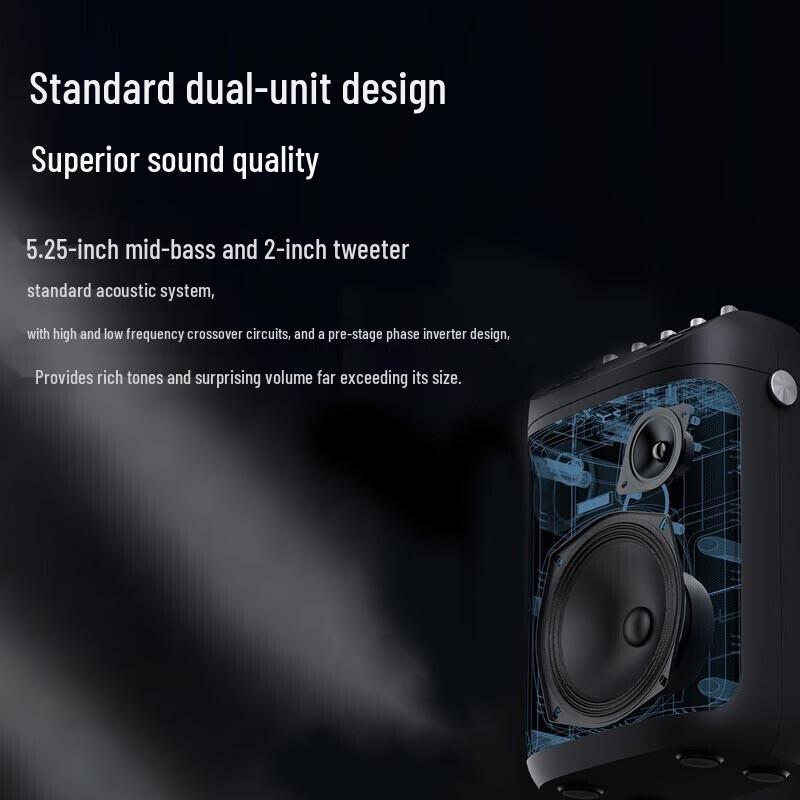 Edifier PK305 Portable Outdoor Bluetooth Speaker with Microphone CN Plug (adapter Included)