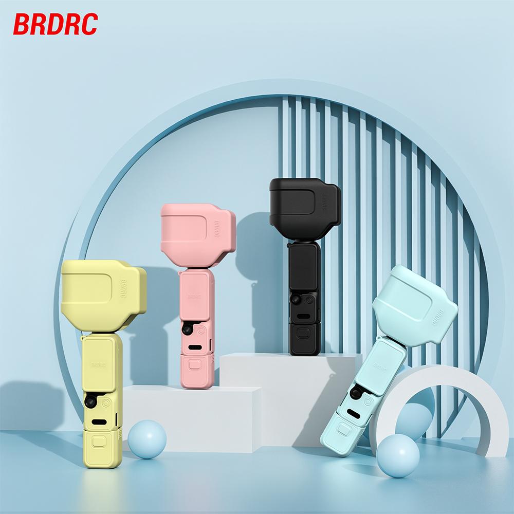 BRDRC Silicone Cover for DJI Osmo Pocket 4P Comprehensive Protection Silicone Case Scratch-Resistant for DJI Pocket 4P Accessory 2