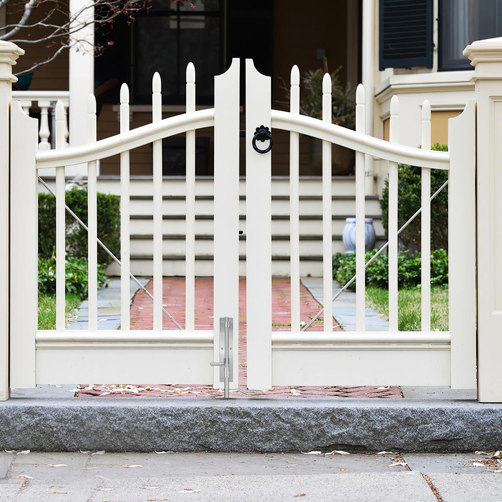 Heavy Duty Thickened Stainless Steel Slide Bolt Latch Indoor Door Lock Gate Shed Fence Barn Door Cane Bolt Fence Gate Drop Rod