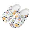 Unisex EVA Walking Clogs Art Printed Quick Dry Flexible Slip On Travel Use Beach Garden Daily Walking Leisure Sandals Beach Wear