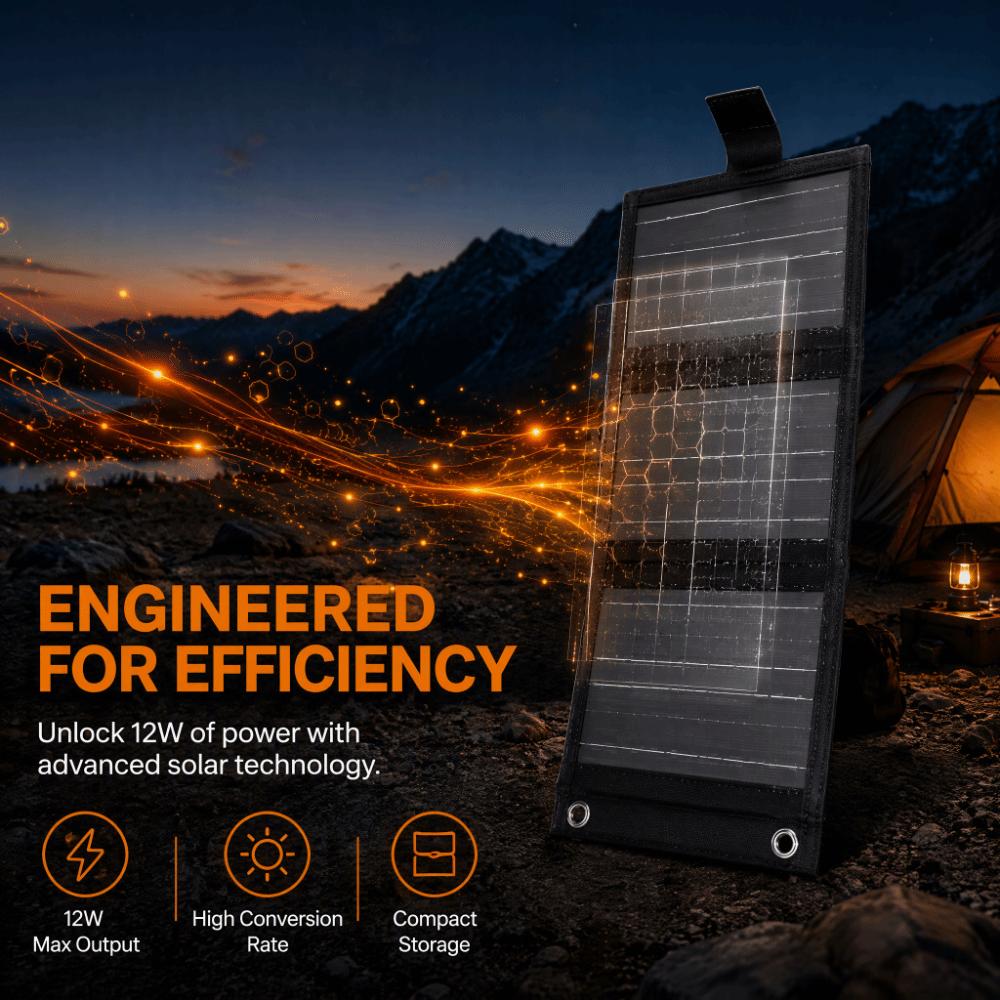 Flexible Design Foldable Solar Panel USB Port Portable Solar Charger  Outdoor Camping