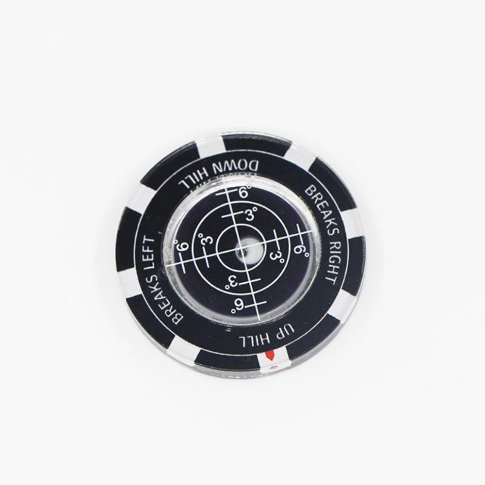 

High Precision Golf Slope Meter Ball Marker Golf Spirit Level Golf Tools Leveler Outdoor Sports белый