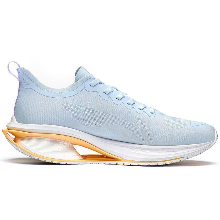 Li Ning Wushi 5S 3.0 Protiskluzové Odolné Prodyšné Nízké Běžecké Boty Pánské Tenisky Modrá Oranžová ARST001-3