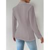 Women's Elegant Blazers Long Sleeve Solid Formal Blazer Ladies Office Work Set Single Button Outerwears Jackets Coat