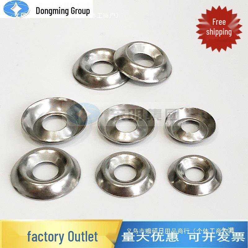 304 Stainless Steel Concave-Convex Fish Eye Decorative Gasket Washer 6# 8# 10# 12#