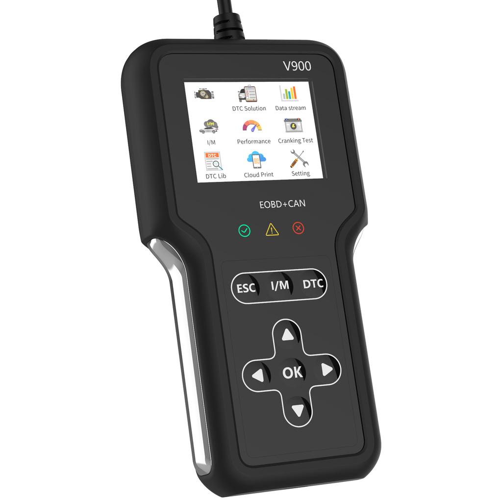V900 2.8 OBDII Diagnostic Scanner with Cloud Print and Transmission Diagnosis, 600+ Real Time Data Streams, 55+ Brands
