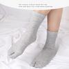 1/3 Pairs Neutral Split Toe Mid Tube Socks Stylish Design Sweat Wicking Breathable Soft Comfortable Couple Casual Socks