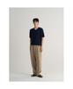 8seconds V-Neck Layered Knit Pullover Navy