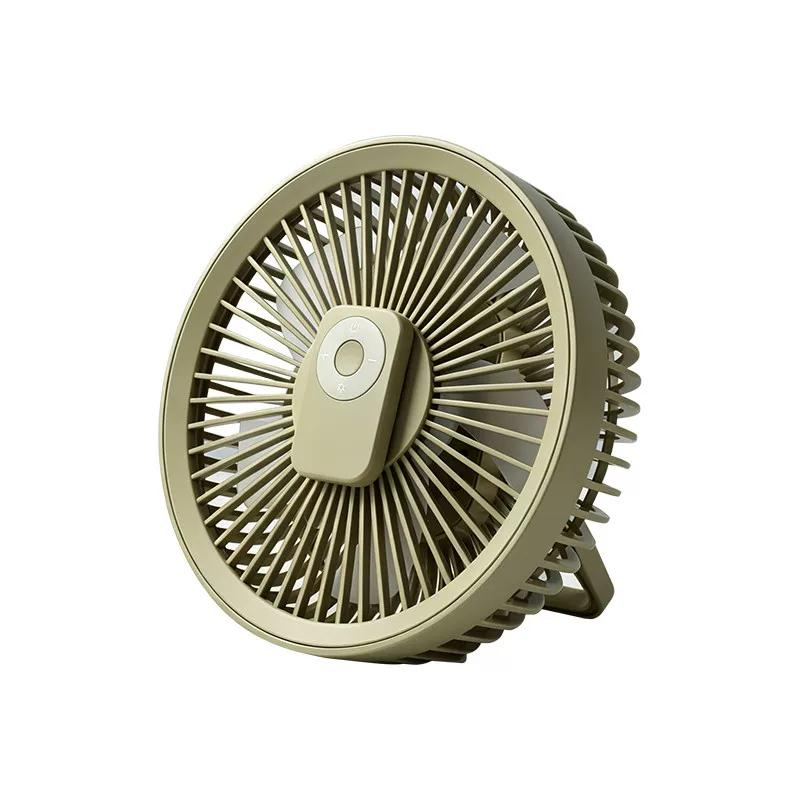Outdoor Camping Fan with Night Light, Two-In-One, Convenient Charging, Can Be Hung or Stood, USB Mini Fan