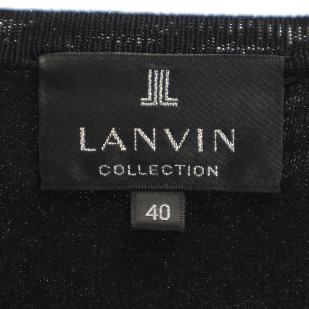 LANVIN LA COLLECTION made in Japan Long sleeve cardigan 40 black Women Used