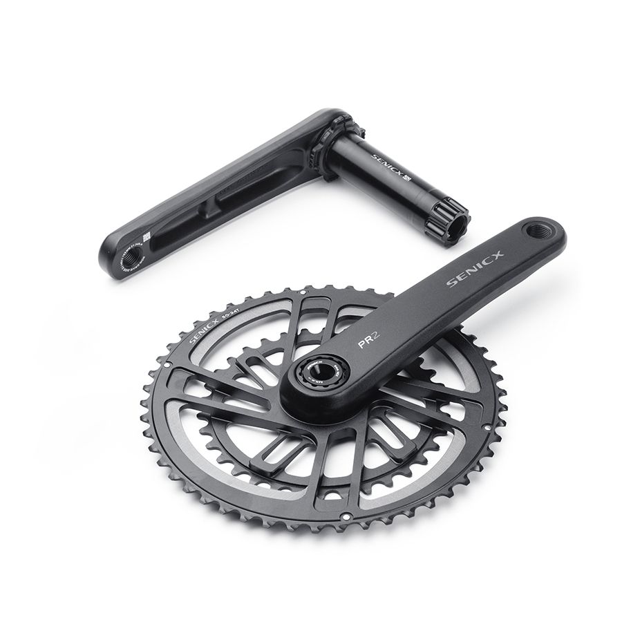 SENICX PR2 Road Bike Crank  Crankset 165/172/175mm CNC 50-34/52-36/53-39T 30/46T Double Chainring DUB Crankset