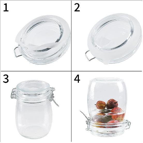 12 Pieces Rubber Seals for Glass Jars, Airtight and Leakproof Silicone Replacement Gasket Sealing Rings for Mason Jars, Elastic and Fits Most Sizes