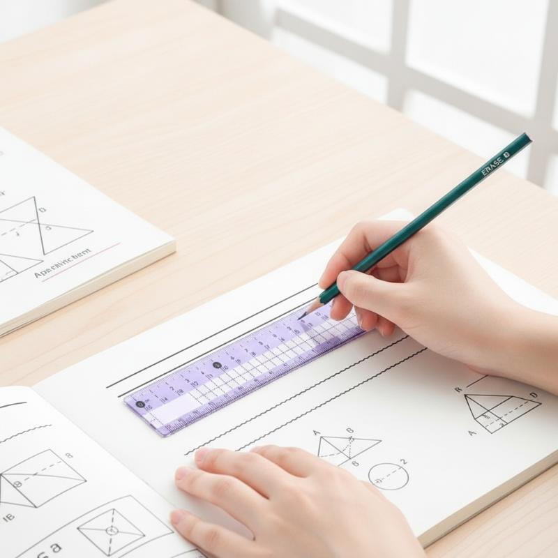 Ruler 8-Piece Set Student-Specific Compass Measuring Angle Ruler Triangle Ruler Ruler Full Set Of Ruler Stationery Gift Package