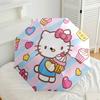Hello Kitty Strawberry Floral Compact Travel Automatic Umbrella Compact 8 Rib Design Compact Design Perfect for Outdoor Adventures Elegant Umbrella