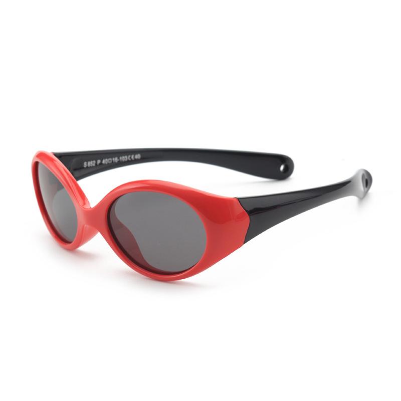 

Childrens Full Frame Style Polarized Sunglasses Summer Outdoor Uv Protection Black