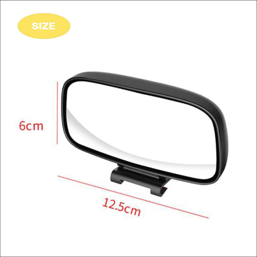 Lusterko boczne pomocnicze/wspomagające do samochodu, Typ szeroki, Szeroki kąt widzenia, Poprawia bezpieczeństwo, Regulacja kąta, Zapobiega