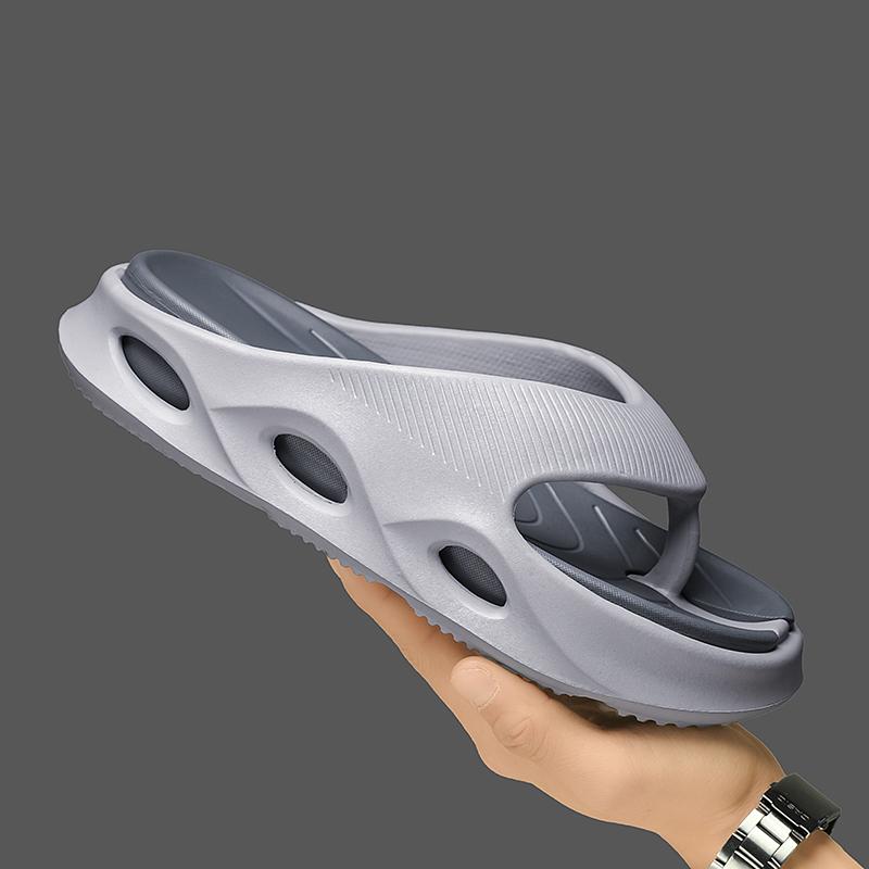 Fashion Fashion Mens Slippers Lightweight  Soft Platform Slide Sandals Men Indoor Outdoor Shower Bathroom Slipper Casual ShoesHouse Shoe