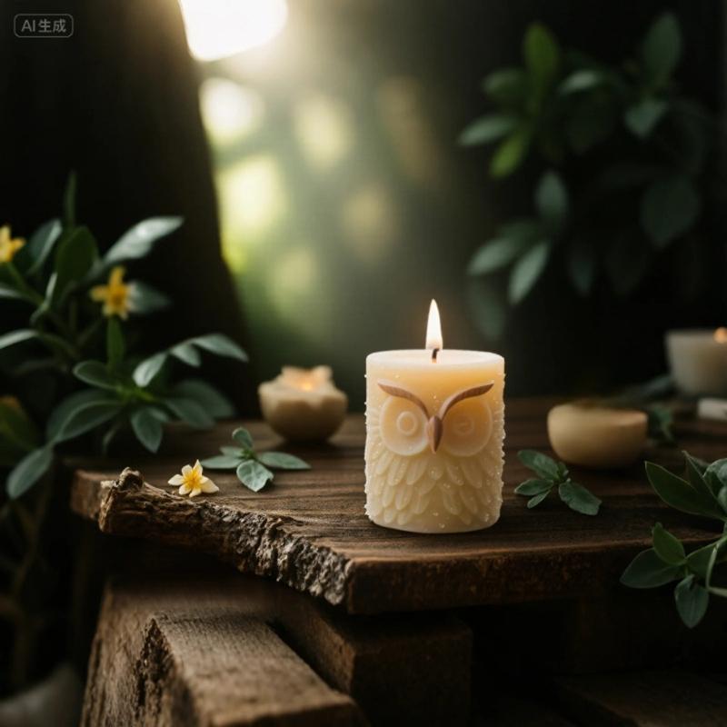 Creative Owl Shaped Candle Silicone Mold For DIY Scented Candle Soap And Home Decoration Creative