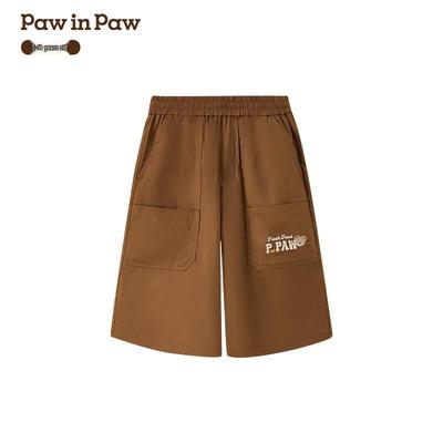 PawinPaw Cartoon Bear Boys' Woven Shorts