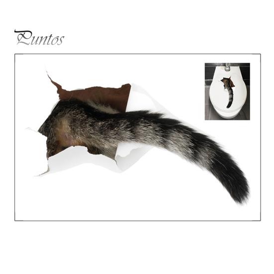 

Наклейка на крышку унитаза самоклеящаяся высоковязкая самоклеящаяся водонепроницаемая многоцелевая наклейка в форме кошки настенная художественная наклейка Cat