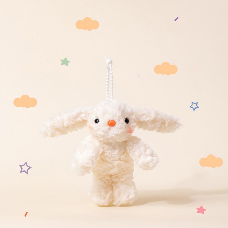 Rabbit Drooping Ear Plush Toy Soft Filled Doll Backpack Pendant Gift Keychain