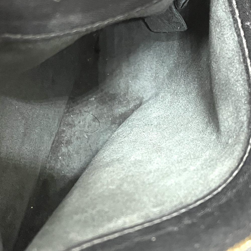 CELINE Kaba Gazette Bags Hand Bag Tote Bag hemp / Leather Beige/Black