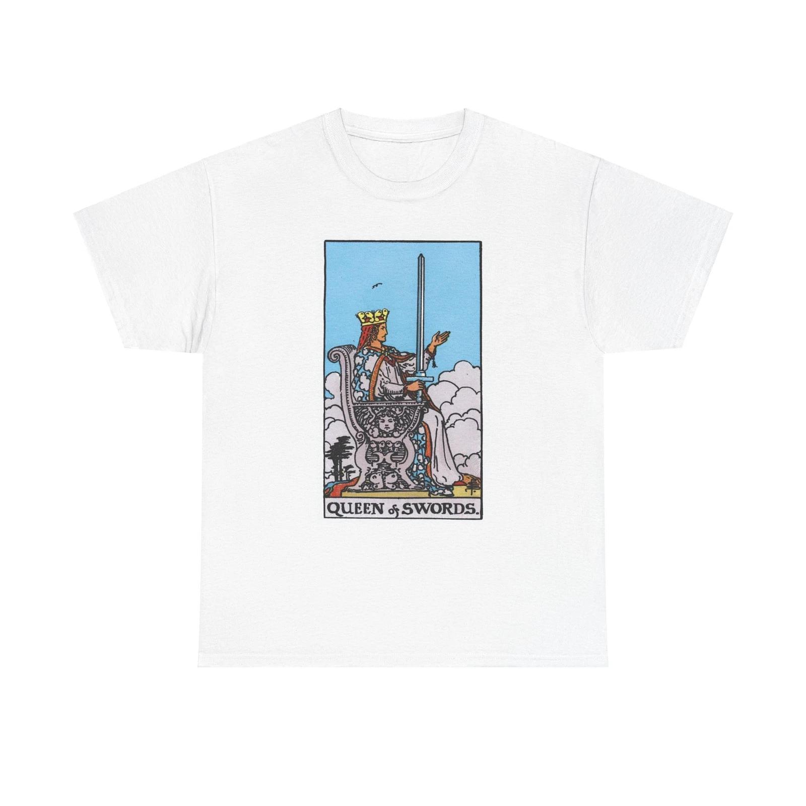The Queen of Swords (Tarot Card) T shirt 4XL