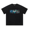 Premium Baumwolle Grafik T-Shirt Unisex Oversized Streetwear T-Shirt Lässiges Kurzarm