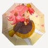 1PC Pink-haired girl Umbrella-8-Rib Reinforced, Automatic Open, Lightweight & Durable, Cute Fashion Accessory for Outdoor-P63