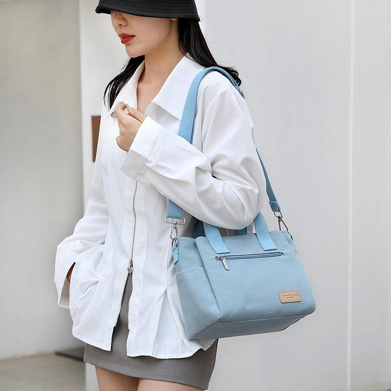 Damen-Umhängetasche, große Kapazität, Handtasche, Canvas-Tasche