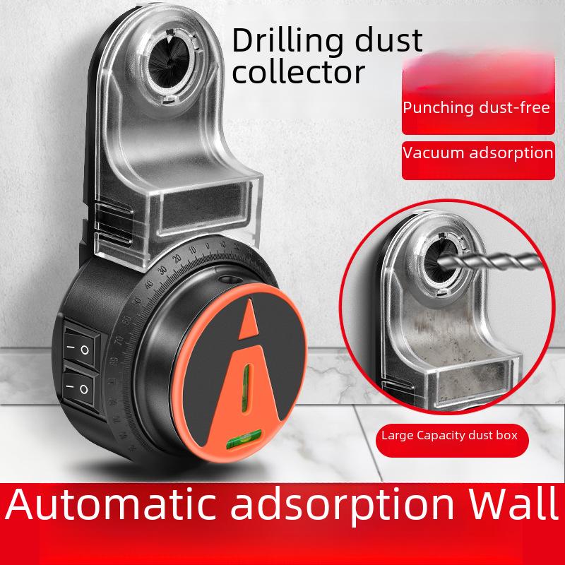 Elektrická vrtačka s kladivem a vysavačem prachu - Nástroj pro odstraňování prachu ze zdi