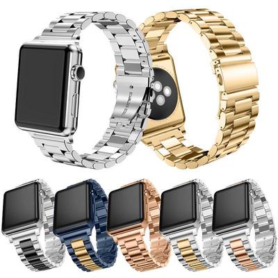 Solid Stainless Steel Watch Strap for Apple Watches S9/8/7/6/5/4