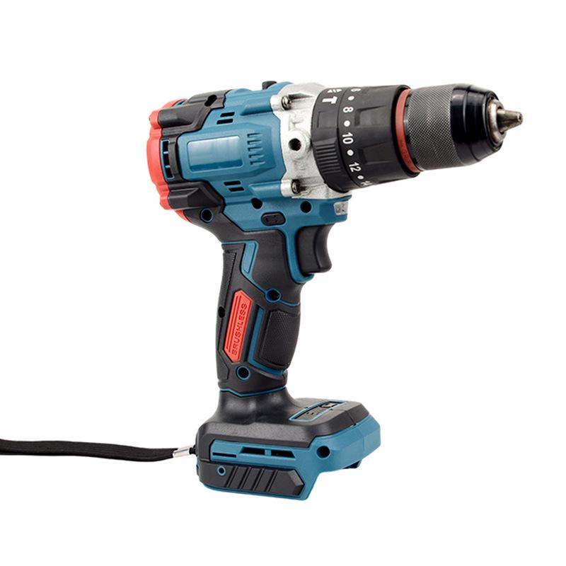 13mm Brushless Electric Drill - High Power, Rechargeable, Cordless Impact Drill & Screwdriver